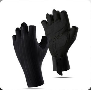 Gants de sport respirants en maille fine à <span class=keywords><strong>demi</strong></span>-doigts avec coussinets en gel pour écran tactile, pour <span class=keywords><strong>moto</strong></span>, vélo et cyclisme - Product Image 3