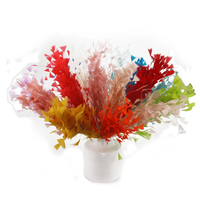 Coloré fait à la main 25-30 cm plumes de dinde fleur chapeau plumes décoratives pour artisanat cheveux accessoire fête spectacle danse décoration