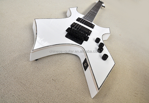 โรงงานกีตาร์ฟลายอิง ไวท์ กีตาร์สั่งทำพิเศษ กีตาร์หรู ฟิงเกอร์บอร์ด - Product Image 4