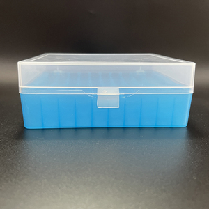 Consommable de laboratoire médical Pp 81 puits 100 puits blanc congélateur <span class=keywords><strong>Tube</strong></span> Box 1.8ml Cryotube Box avec couvercle - Product Image 3