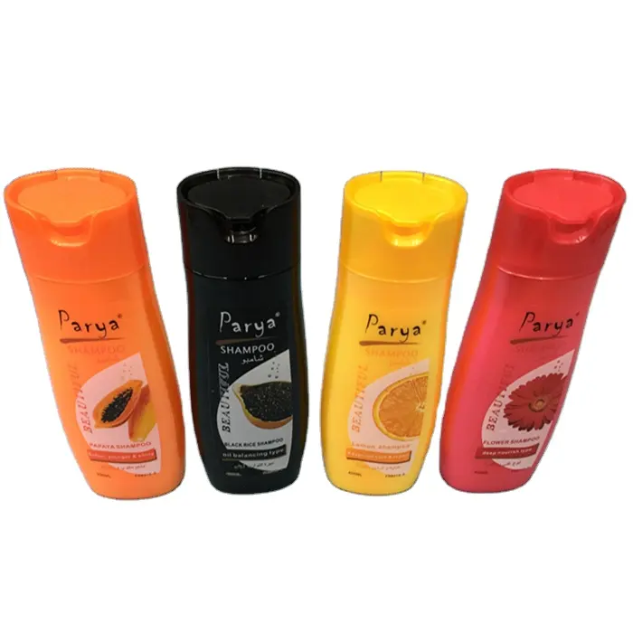 Parya anti-dandruff shampoo softer,stong shine oli balancing papaya black rice lemom flower beautiful care hair shampoo