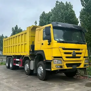Ember bentuk U sintrruk HOWO China truk sampah dump truck Sinotruk Howo 8x4 Dump Truck Camion