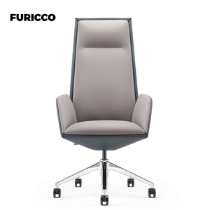 FURICCO-silla de oficina giratoria de cuero genuino, cómoda y moderna - Product Image 5