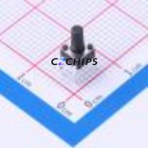 TS4575CJ 250gf 009 Tactile Switch Through hole Component (THT) Switch Single Pole Single Throw Round Button 2.5N Through Hole - Product Image 1