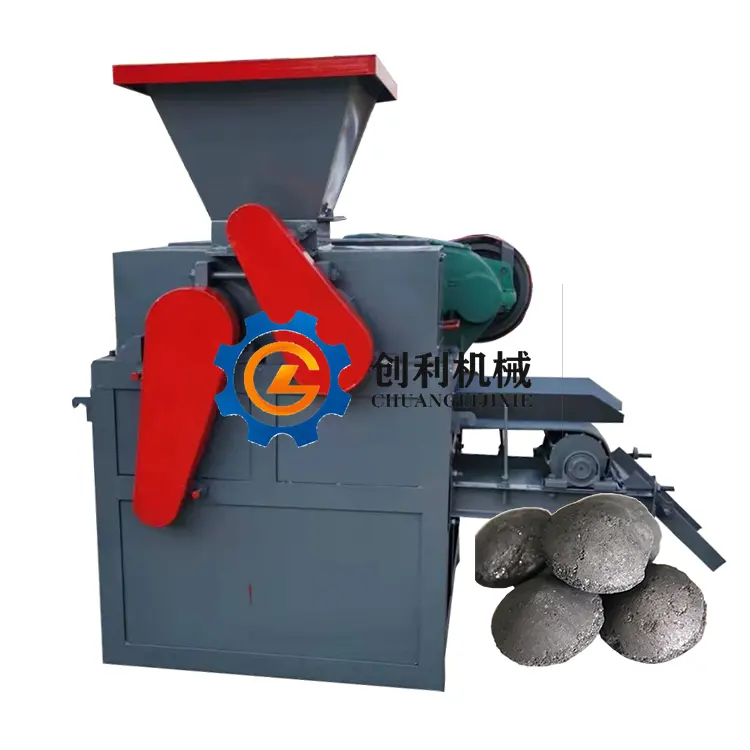 Set lengkap mesin pembuat briket arang pembuatan bola Tanaman Mesin pembuat press