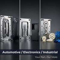 Servicio de Moldeo por Inyección de Plástico Personalizado OEM para Piezas de Automoción, Medicina, Electrónica, Electrodomésticos e Industriales