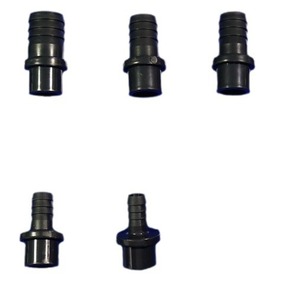 PVC Flat End Straight Pagoda Connector 4 Point And 6 Point Socket Type Direct <b>Adapter</b> For Tube Connection - Product Image 1