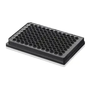 Microplate Lab Sterile Flat Bottom Plastic 96 Well Plate Uv Transparent Microplate