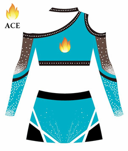 Cheerleading Cheerleading Crop Tops Personnalisé pour Lycéennes Femmes Sportswear pour Entraîneurs Cheerleading Uniformes pour Adultes - Product Image 6
