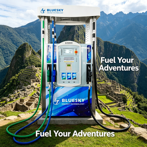 Pompe à carburant <span class=keywords><strong>essence</strong></span>/diesel certifiée BLUESKY 220V/380V <span class=keywords><strong>pour</strong></span> stations-service au Chili, homologuée ISO, norme internationale - Product Image 1