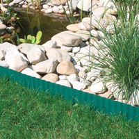 Bordure de pelouse extérieure en acier galvanisé avec treillis en bois Bordure de clôture Nature Traité sous pression Jardin Paysage Chemin Barrière