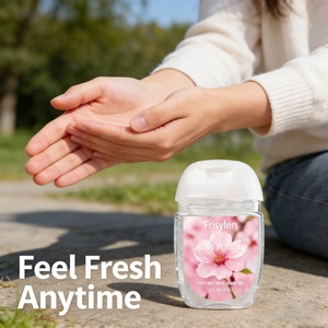 Travel Size 29ml Mini Pocket Waterless Hand Sanitizer Gel With Silicone Hanging Holder - Product Image 6
