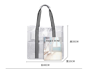 <span class=keywords><strong>2025</strong></span> thiết kế mới bãi biển Tùy chỉnh in logo màu cam quá khổ tất cả lớn <span class=keywords><strong>PVC</strong></span> lưới đầy màu sắc Tote Túi phụ nữ của phụ nữ vệ sinh cá nhân - Product Image 2