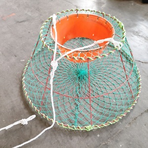 Trampa Redonda para Cangrejos, Jaula para Cangrejos, Trampa de Pesca con Una Entrada, Resistente, para Aguas Profundas - Product Image 3