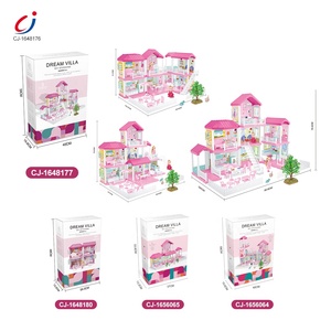 Chengji, gran oferta, juego <span class=keywords><strong>de</strong></span> niños <span class=keywords><strong>de</strong></span> alta calidad, villa <span class=keywords><strong>de</strong></span> plástico, juguete, muebles DIY, <span class=keywords><strong>Casa</strong></span> <span class=keywords><strong>Grande</strong></span> divertida, muñeca <span class=keywords><strong>para</strong></span> <span class=keywords><strong>niñas</strong></span> - Product Image 5