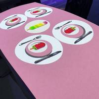 Table de projection numérique immersive 3D à 360 degrés pour restaurant et hôtel à thème