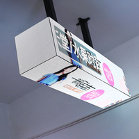 Écran d'affichage publicitaire LED pour scène, solution de signalétique professionnelle, création de produits LED 3D personnalisés pour murs de marque