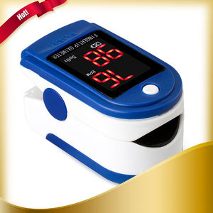 Moniteur <span class=keywords><strong>de</strong></span> fréquence cardiaque et d'oxygène sanguin à domicile avec affichage LED tricolore bleu, blanc et jaune, arrêt automatique - Product Image 2