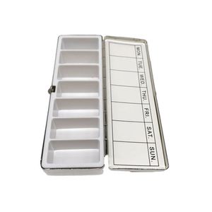 กล่องยาพกพา 7 วัน วัสดุทนทาน ขายดี พร้อมฝาปิดแบบสแนป - Product Image 4