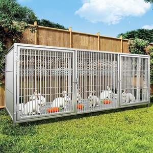 Cage à lapins en métal extra-large avec fermeture à bouton de cryptage épaissi pour l'élevage de grands lapins cochons d'Inde produit pour animaux de compagnie - Product Image 2
