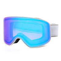 Nouvelles lunettes de ski anti-buée à double couche pour hommes et femmes, vente en gros, personnalisables, pour la randonnée en plein air, résistantes au vent, lunettes de ski pour la neige
