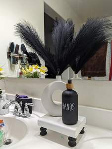 Soporte de Pedestal Clásico Multifuncional para Baño, Exhibición Ecológica Blanca con Tamaño Personalizable - Product Image 6