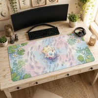 Tapis de souris personnalisé imperméable avec logo imprimé, écologique, grand format, coloré, en stock
