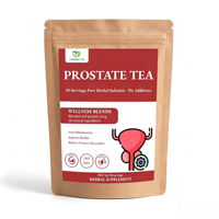 Thé aux herbes pour hommes en marque privée OEM, 20 sachets de thé, mélanges naturels pour le bien-être, soins quotidiens pour hommes, vente directe d'usine