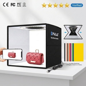 Caja de Luz LED <span class=keywords><strong>PULUZ</strong></span> de 25CM para Fotografía, <span class=keywords><strong>Estudio</strong></span> Fotográfico para Fotografiar Joyas y Relojes, Dropshipping - Product Image 2