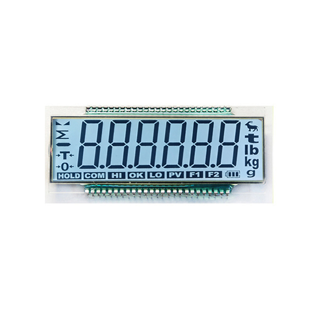 Pin/Zebra/FPC Connector Customized Design Digit Screen 7 Segment LCD Display Modules TN Type 6:00 Viewing Angle Cheap Price Good