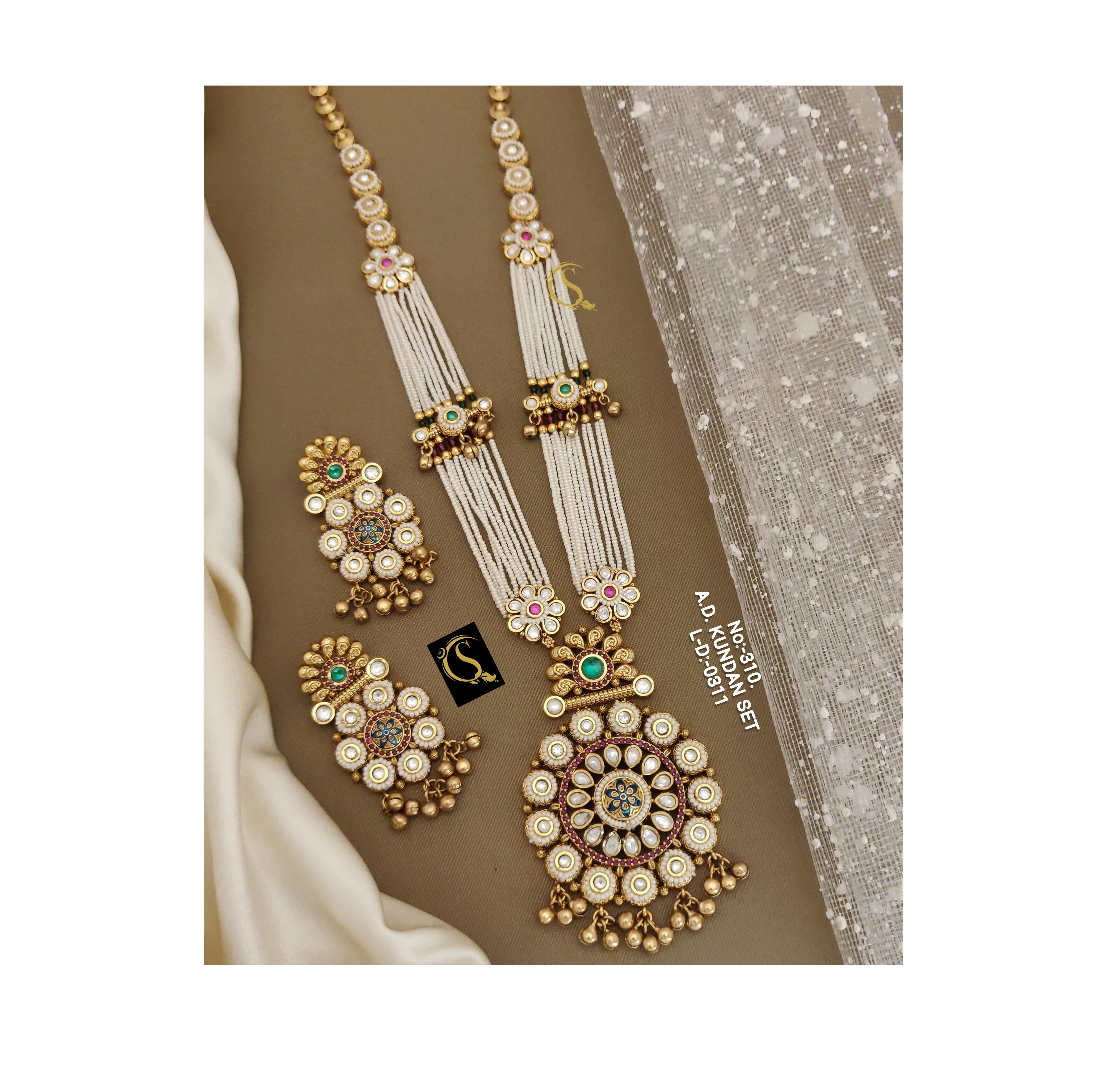 Luxury Modern Design Fashionable Jewelry Jewelry Set for with New Trendy Design Necklaces set from India