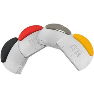 Cortador de pan de acero inoxidable personalizado, raspador de masa, picador, raspador de repostería para hornear pasteles, herramientas esenciales para hornear en caja - Product Image 2