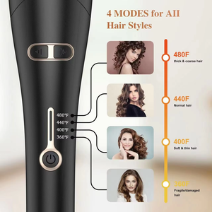 Fer à boucler portable professionnel sans fil rotatif automatique 360° - Product Image 2