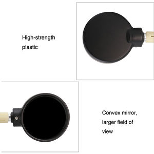 Miroir de moto rétro modifié universel pour vélo, guidon noir, rétroviseurs latéraux - Product Image 4