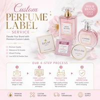 Étiquettes personnalisées pour parfums, bougies, bouteilles, crèmes, soins de la peau, vaporisateurs, pots, cosmétiques essentiels, autocollants adhésifs en rouleau avec dorure à chaud