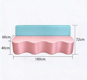 Sofá de Pared para Instituciones de Capacitación, Área de Espera para Padres, Área de Descanso, Área de Recepción, Asientos Combinados Acolchados - Product Image 1