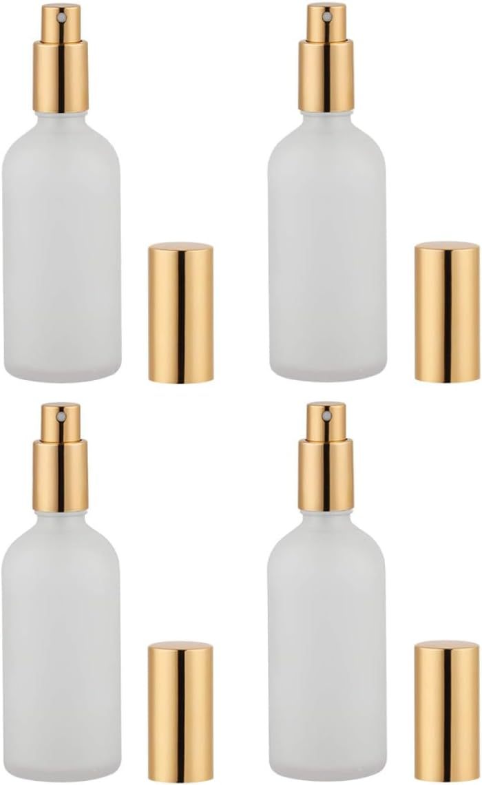 Frosted+light gold lotion pump