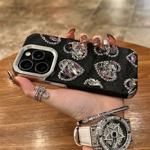 Ph120 rongbu tuyết núi mô hình Tình Yêu <span class=keywords><strong>Dot</strong></span> kim cương thích hợp cho <span class=keywords><strong>iPhone</strong></span> 16 Promax trường hợp điện thoại cho 15Promax 14 dễ thương 13 - Product Image 3