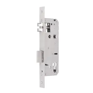 45 mm euro lock body door electric handle up deadlock glass door lock bodi