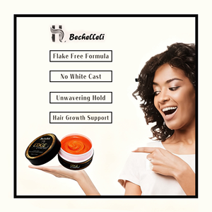 Gel coiffant pour les bords, tenue extrême, marque privée OEM/ODM, sans étiquette, logo personnalisé, tenue forte, pour cheveux 4c, coiffage des cheveux, MOQ - Product Image 3