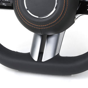 Volante de Cuero Negro Personalizado, Semi-Perforado, para Benz W204 W221 AMG W177 W212 W222 <span class=keywords><strong>W213</strong></span> W205 W211 W176 W166 X166 W167 - Product Image 3