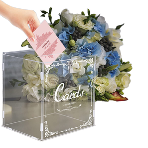 Urna Elettorale in Acrilico Trasparente Personalizzabile con Logo e Dimensioni per Contenere Biglietti d'Auguri, Denaro e Lettere - Product Image 1