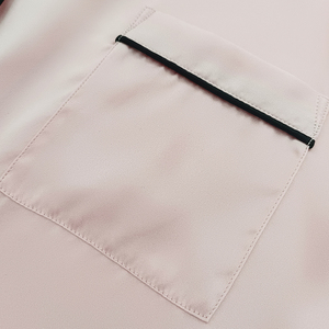 Conjuntos de pijamas de seda de lujo para mujer con logotipo personalizado 100%, conjunto de pijama de seda de calidad ecológica de 2 piezas para mujer - Product Image 5
