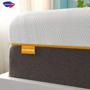 Classic Brand Ventilated 12 Inch thick Mattress CFR1633 BS7177 fire proof Certified cooling gel memory foam mattress