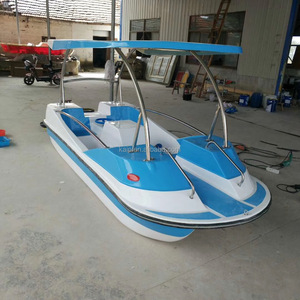 Bote de Pedales de Alta Calidad para 4 Personas con Bote de Pedales para Niños, Juegos Acuáticos Divertidos, Bote Galvanizado con Pedales para Niños en Venta - Product Image 2