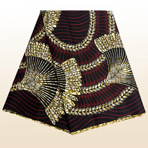 High Quality <strong>Tissu</strong> Wax Twill Fabric Polyester Textile Material African Disperse Twill Fabric - Product Image 3