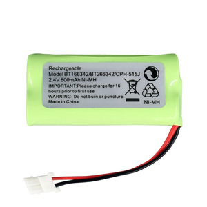Batterie rechargeable Ni-Mh 2.4V 800mAh pour téléphone sans fil BT166342 CPH-515J - Product Image 5