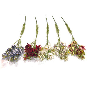 Vente chaude : Tiges de <span class=keywords><strong>lotus</strong></span> des neiges en soie réalistes, fleurs artificielles haut de gamme à branche unique pour la décoration de mariages et événements de luxe, approvisionnement en gros - Product Image 5