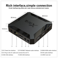 X96Q wifi wifi android tv box android 12 4k 2 go 16 go télécommande jeu éducation à la demande vidéo lecteur audio tv box