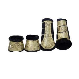 Botas de Protección para Piernas de Montar a Caballo, Diseño Nuevo, Material de Cuero de Alta Calidad, Logotipo Personalizado, Venta al Por Mayor - Product Image 1